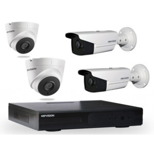 Kit vidéo surveillance 4 cameras et DVR Turbo HD Hikvision