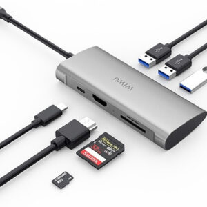 Adaptateur  WIWU Alpha 7 In 1 USB-C Hub A731HP Type-C