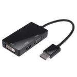 Convertisseur Display Port vers HDMI/DVI/VGA adaptateur durable 3-en-1 – Image 2