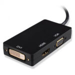 Convertisseur Display Port vers HDMI/DVI/VGA adaptateur durable 3-en-1 – Image 4