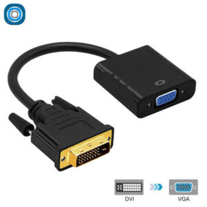 Câble convertisseur adaptateur DVI-D vers VGA - 1080p