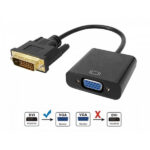 Câble convertisseur adaptateur DVI-D vers VGA - 1080p – Image 2