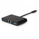 Convertisseur port de charge Type-C vers HDMI 4K USB Type-C  RJ45