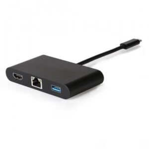 Convertisseur port de charge Type-C vers HDMI 4K USB Type-C  RJ45