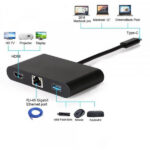 Convertisseur port de charge Type-C vers HDMI 4K USB Type-C  RJ45 – Image 2