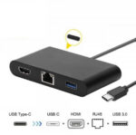 Convertisseur port de charge Type-C vers HDMI 4K USB Type-C  RJ45 – Image 3