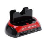Station d'accueil dock pour disque dur 2,5"/3,5" USB pour SSD HDD SATA IDE HUB – Image 3