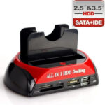 Station d'accueil dock pour disque dur 2,5"/3,5" USB pour SSD HDD SATA IDE HUB – Image 4