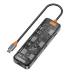 Adaptateur Wiwu HUB USB-C 8 en 1 CB008 – Image 4