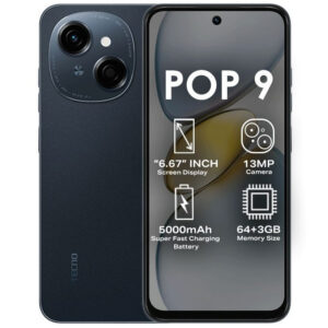 Téléphone Tecno POP 9 Ram 3GB Rom 64 GB Ecran 6,6´´ pouces