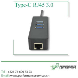 Convertisseur USB Type-C RJ45 Gigabit Ethernet 3.0