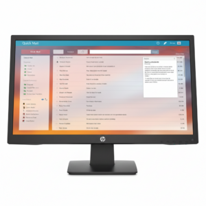 Ecran Moniteur Full HD HP V221VB 21,5 pouces, résolution 1920x1080 Noir