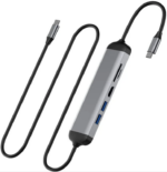 Adaptateur Wiwu Alpha 5 In 1USB-C Hub A521H – Image 3