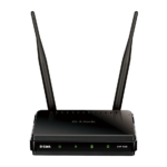 Répétiteur wifi D-Link DAP-1360 300 Mbps 2.4 GHz avec 2 antennes fixes omnidirectionnelles